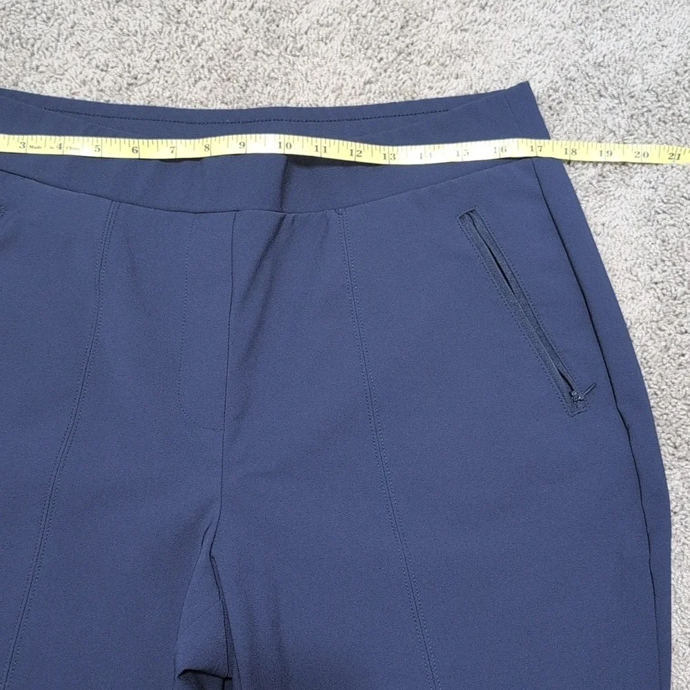 Lane Bryant Nylon Blend Wear Everywhere Straight Leg Pants Side Zip Pockets 14 - Picture 6 of 13